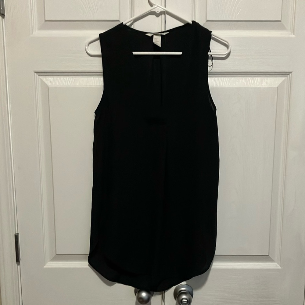 Elegant Black Sleeveless Top